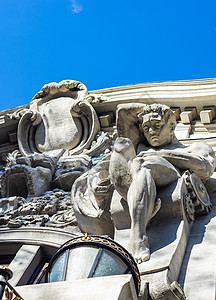 旧第比利斯市风景装饰雕塑景观艺术市中心建筑学建筑银行街道城市图片