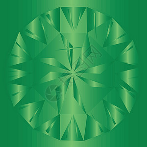 翡翠绿色背景贴画标识反思宝藏艺术品绘画艺术石头射线插图图片