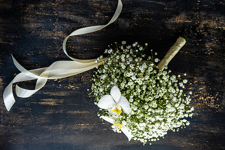 Gypsophila 惊慌的鲜花在新娘概念中礼物周年婚礼展示花店纪念日花环女孩花冠庆典图片