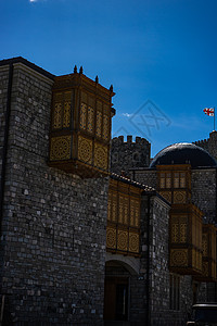 Akhaltsikhe的拉巴特城堡旅行雕刻后宫池塘窗户喷泉阳台地区卡片旅游背景图片
