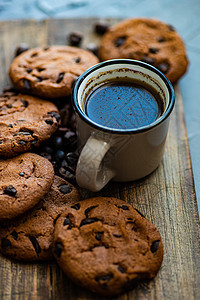 咖啡时间概念食物甜点糕点咖啡壶牛奶休闲时光烹饪巧克力可可图片