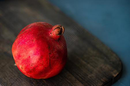 新鲜石榴水果乡村甜点红色食物背景图片