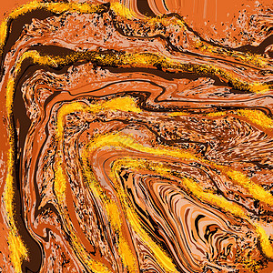 具有金玛瑙石时尚背景的郁郁葱葱的熔岩海浪商业横幅插图墙纸奢华包装小册子大理石石头图片
