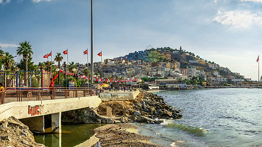 土耳其Aydin的Kusadasi度假村餐厅街道建筑日光店铺太阳雕塑酒店文化旅行图片