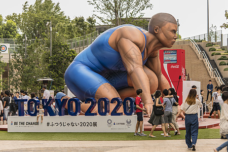 日本东京东京 2018年8月16日 在东京2020年发生变革活动景点利润照片尖塔位置神社宗教旅游历史天空图片