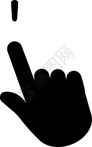 平方单击手指图标 手指符号图片