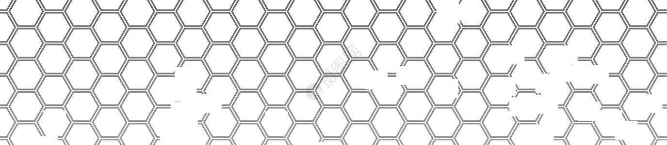 蜂窝网旗横幅蜂巢黑色互联网白色艺术品六边形电脑艺术插图背景图片
