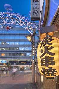 日光中央街的灯光入口处大门旅游城市生活乙女曲线摄影摩天大楼建筑物街道公园蓝天图片