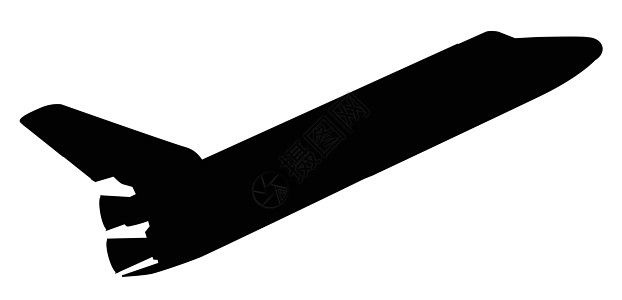 美国航天飞机Silhouette号插图工艺绘画艺术品飞船艺术图片