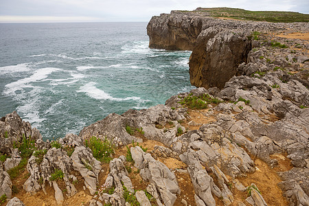 阿雷宁斯布丰斯旅行海岸海洋优先权波浪石头风景戏剧性风暴海景图片