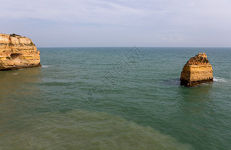 普拉亚达马里尼亚支撑天堂海浪浮潜海滩旅行石头呼吸管全景晴天图片