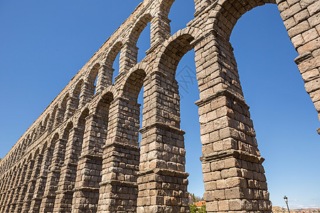 Segovia 排水管道废墟旅游建筑旅行柱子石头花岗岩文化遗产岩石城市图片