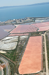 法国盐沼和田地的空中观察天空绿色民间安全旅行航班飞机工厂蓝色场地图片