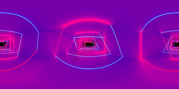 3d 插图 3d 渲染 vr 360 几何背景的全景抽象图像艺术虚拟现实辉光桌子活力蓝色几何学建筑学派对图案图片