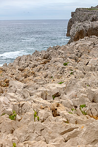 普里雅布丰斯海景岩石海岸戏剧性波浪旅行风景优先权风暴支撑图片