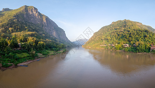 乌河一景 老挝图片