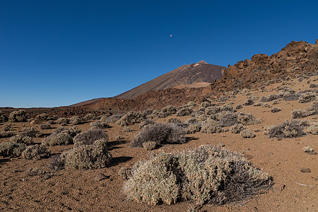 东坡的火星地貌公园山脉沙漠编队踪迹远足顶峰矿物火山口天空图片