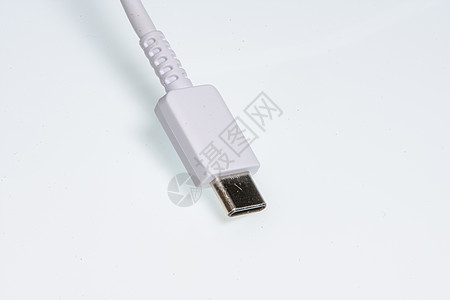 白色usbc连接符的详细内容插头连接器适配器网络电缆驾驶金属电脑宏观活力图片