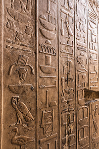 哈特谢普苏特寺庙内埃及象形体图片