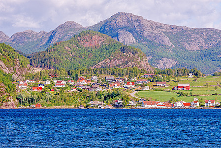 挪威fjord村图片