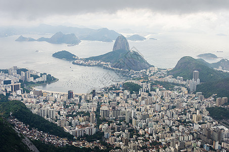 里约热内卢-博塔福戈湾和甘蔗湖山图片