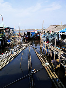 Fisherman 贫民窟的观点图片