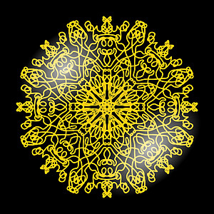 在白色背景隔绝的金框 黄色金属圈 复古奢华边界装饰海湾戒指装饰品圆圈环形问候语艺术程式化图片