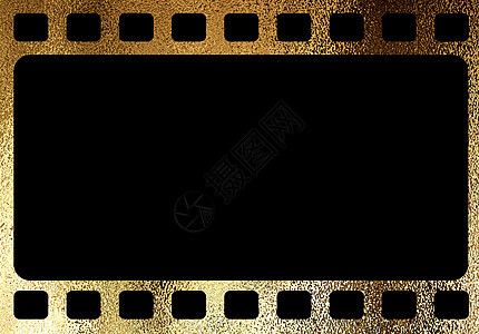 水平空白过渡复古电影框架模板酒泉边界打印艺术品标准黑色视频背景图片