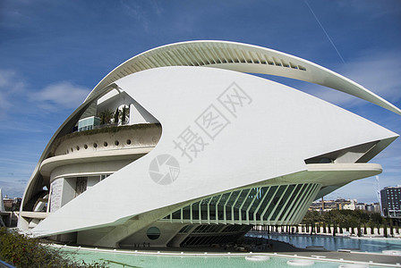 西班牙巴伦西亚 费利佩亲王科学博物馆 编辑风暴目的地创造力王子科学建筑学灰色文化博物馆玻璃图片