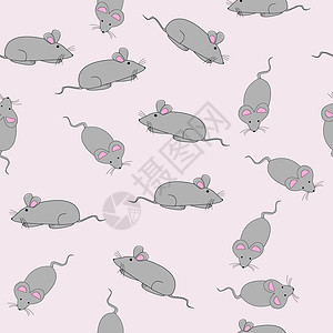 灰色卡通老鼠无缝钢管图片