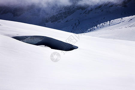 斯威斯冰川的裂缝     瑞士瓦利斯 阿莱特施格列舍图片