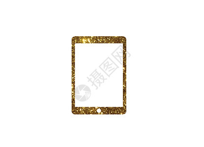 矢量金色闪光平板电脑 ico图片