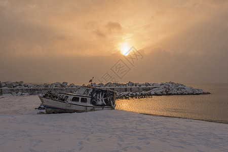 背景和壁纸自然的放松海观背景和壁纸反射海浪地平线海滩日落场景风景天空支撑蓝色图片