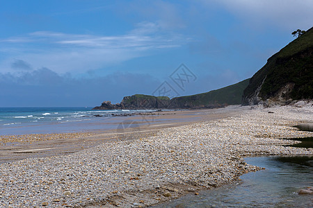 圣安托林海滩风景旅行洞穴海岸岩石假期旅游布里科石头海洋图片