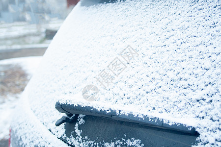 雪覆雪机危险季节玻璃车辆汽车暴风雪行车街道温度挡风玻璃图片