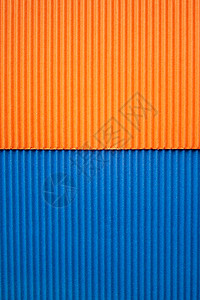 涂花纸张蓝色风格橙子条纹卡片瓦楞创造力产品艺术纸盒背景图片