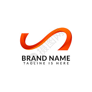 专业的最小渐变标志设计 最适合任何品牌液体插图互联网字体字母身份树叶公司极简主义者图片