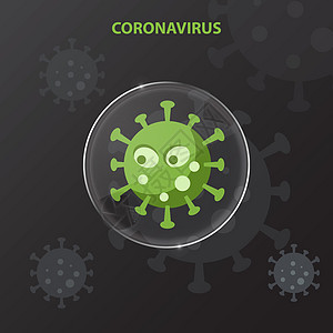 blac 玻璃镜片冠状病毒 covid19 内的病毒特征免疫肺炎消毒空气世界插图流感感染疾病技术图片