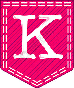 紫色口袋 K背景图片
