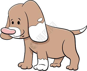 可爱的卡通小狗漫画动物性格图片