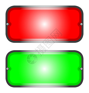 红和绿标志照明情况白色红色绘画艺术品红灯绿色艺术图片