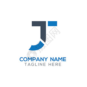 创意字母 JT 标志设计矢量模板 初始链接字母 JT 徽标设计商业建造标识极简公司技术主义者咨询网络会计图片