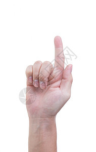 亚洲人的手手势手臂男性概念表决手腕身体白色男人棕榈图片