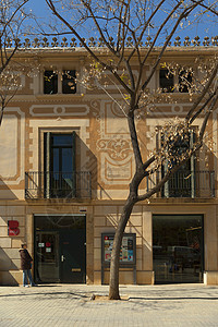 Can Roes图书馆 西班牙巴塞罗那花朵公园花园文化历史正方形历史性图书馆庭院建筑图片