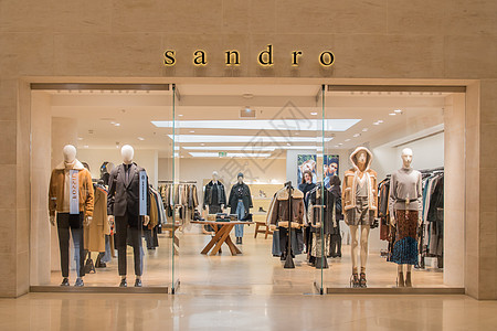 法国巴黎的桑德罗商店 