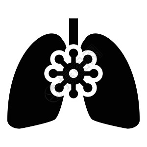 吃肺概念细菌器官支气管感染微生物预防流感支气管炎呼吸传染性图片