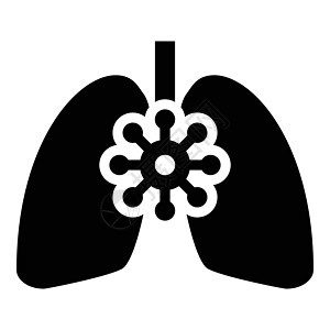 吃肺概念细菌器官支气管感染微生物预防流感支气管炎呼吸传染性图片