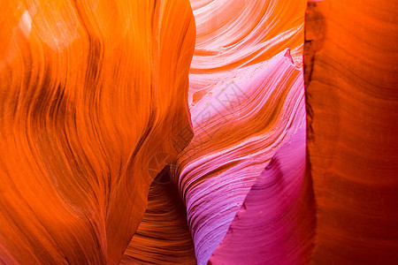 附近纳瓦霍保护区的羚羊峡谷洞穴石头地质学阳光侵蚀沙漠地标岩石旅游风景图片