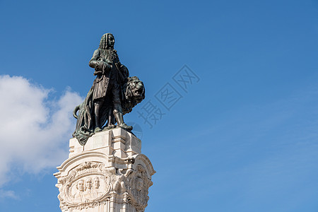 里斯本的马克德庞巴雕像地标城市侯爵柱子雕刻雕塑品牌景观吸引力男人图片