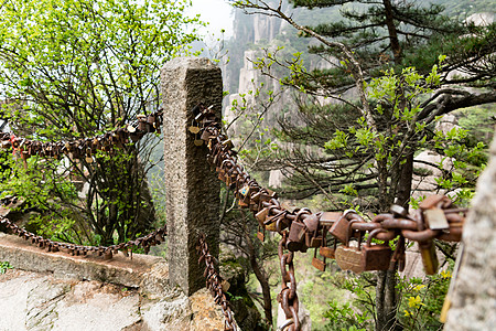 黄山(叶洛山) 安的情人钥匙锁上了黄山(黄山)图片